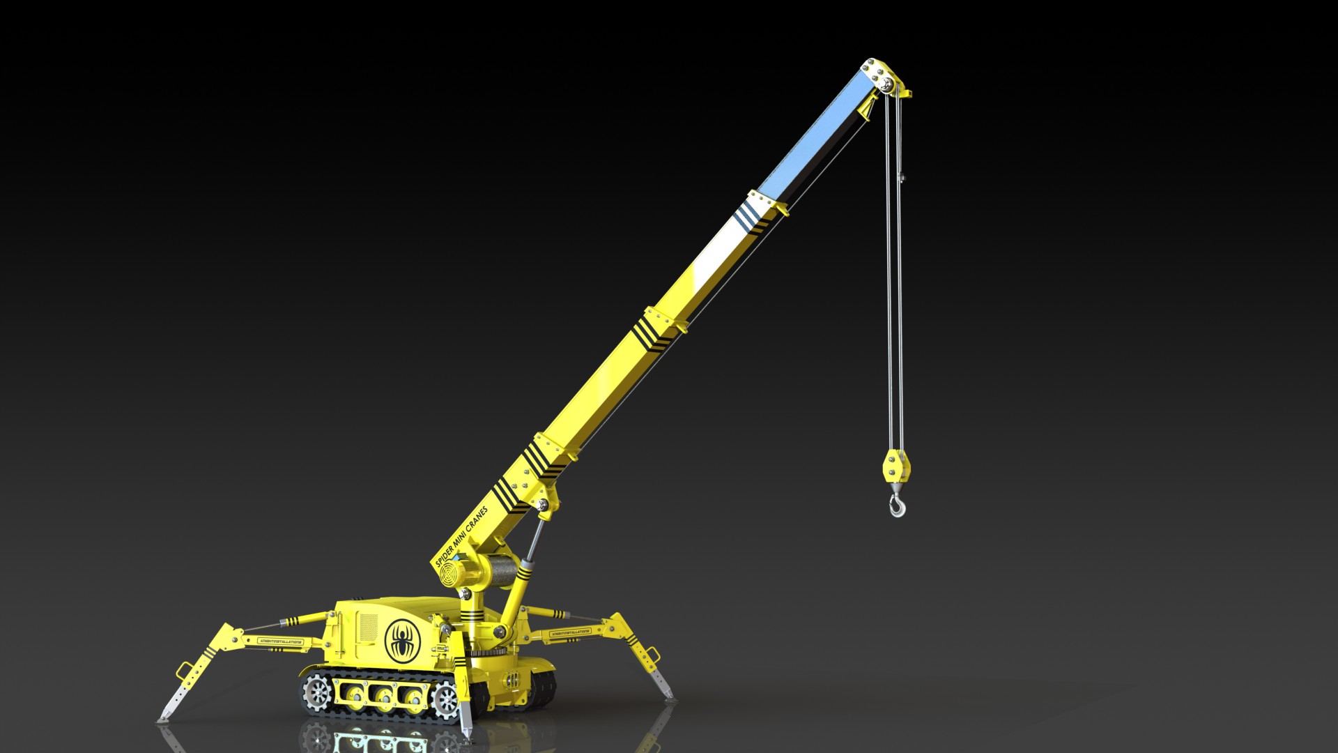 蜘蛛履带起重机